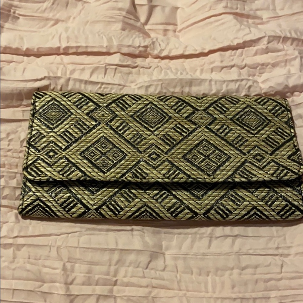 Black and Tan clutch